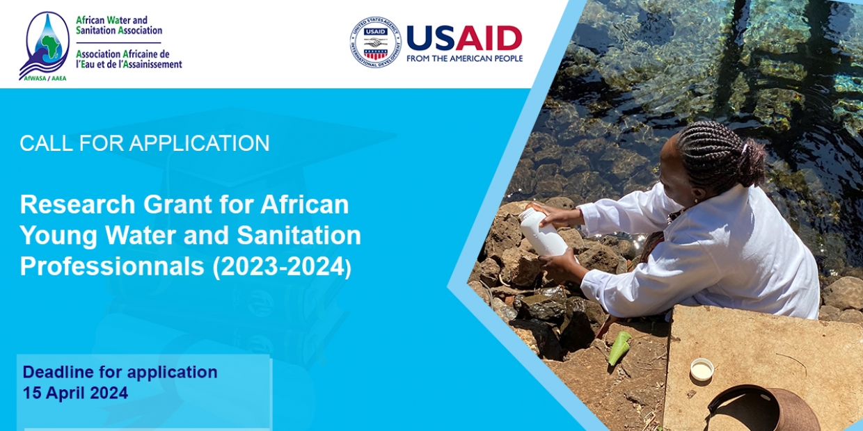 Research grants: AfWASA provides financial support to African water and sanitation students