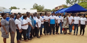 GHANA : LE RÉSEAU DES FEMMES PROFESSIONNELLES DE L&#039;EAU, DE L&#039;ASSAINISSEMENT ET DE L&#039;HYGIÈNE CÉLÈBRE LA JOURNÉE MONDIALE DU LAVAGE DES MAINS AVEC SES PARTENAIRES