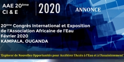 20ÈME CONGRÈS ET 40ÈME ANNIVERSAIRE DE L’AAE : KAMPALA, CAPITALE AFRICAINE DE L’EAU ET DE L’ASSAINISSEMENT EN 2020