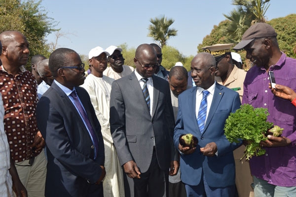 JOURNEE MONDIALE DE L&#039;EAU AU THIES: le Secrétaire d’Etat à l’Hydraulique Rurale visite la station d’épuration de KEUR SAIB NDOYE