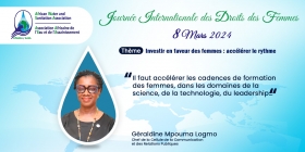 JIF2024 : Déclaration de l'Association des femmes Professionnelles de l'Eau et de l'Environnement du Cameroun
