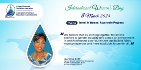 JIF2024 : Déclaration de la Présidente du Réseau Ivoirien des Femmes Professionnelles de l'Eau, de l'Assainissement et de l'Environnement