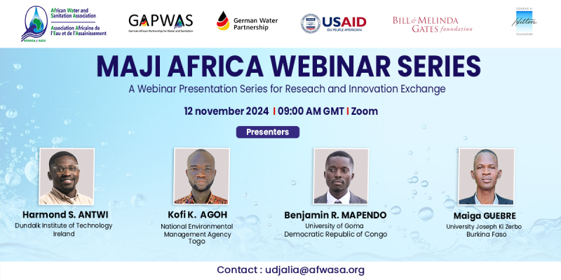 Join AfWASA Webinar Series on Solutions and Innovations in the WASH Sector