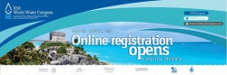 Registration for XVI World Water Congress is open!