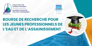 Appel à candidatures : bourse de recherche pour les jeunes professionnels de l&#039;eau et de l&#039;assainissement