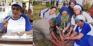 LES FEMMES PROFESSIONNELLES DE L’EAU ET DE L’ASSAINISSEMENT DU MALI ORGANISENT UNE MATINÉE DE PLANTING D’ARBRES À BAMAKO