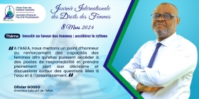JIF2024 : Message du Directeur Exécutif de l'Association Africaine de l'Eau et de l'Assainissement