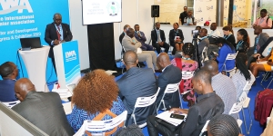 L&#039;AAEA présente l&#039;Académie Africaine de l&#039;Eau et de l&#039;Assainissement aux participants du Congrès Eau et Développement à Kigali