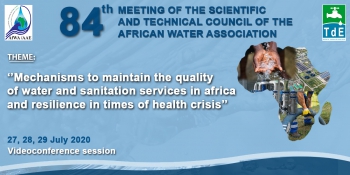 COTE D&#039;IVOIRE: 84th meeting of the Scientific and Technical Council (STC) of the African Water Association (AfWA): from 27 to 29 july 2020, by video conference!